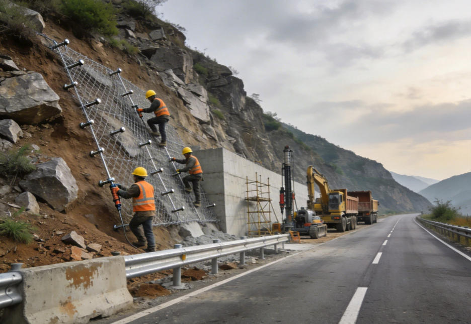 云浮公路道路护坡
